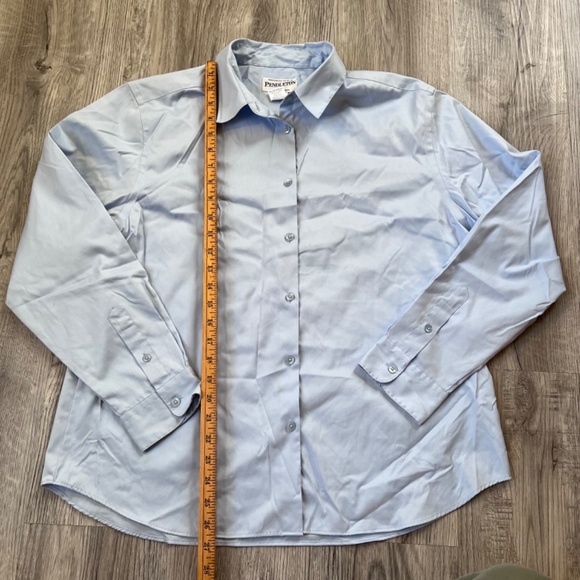Pendleton Women’s Button Down light blue Blouse Size 16 - Picture 5 of 8